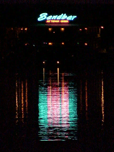 lights in water with no camera movement